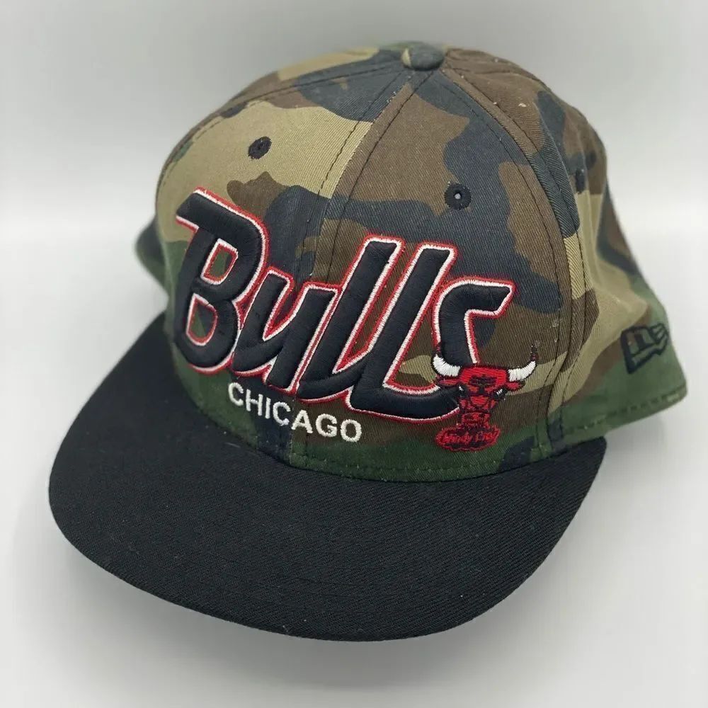 Vintage Chicago Bulls New Era “Camo” SnapBack